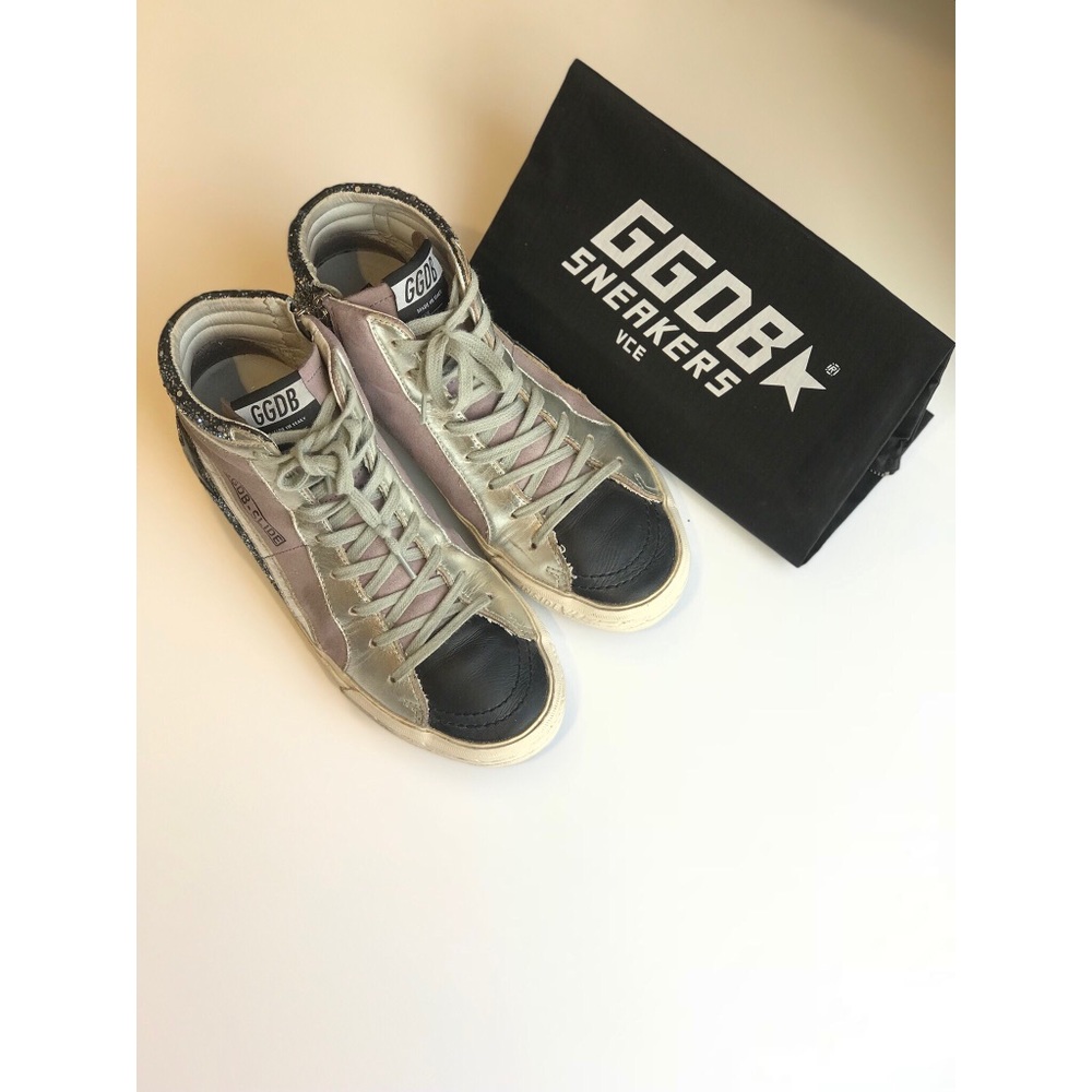Golden Goose Glitter High Top Sneakers
